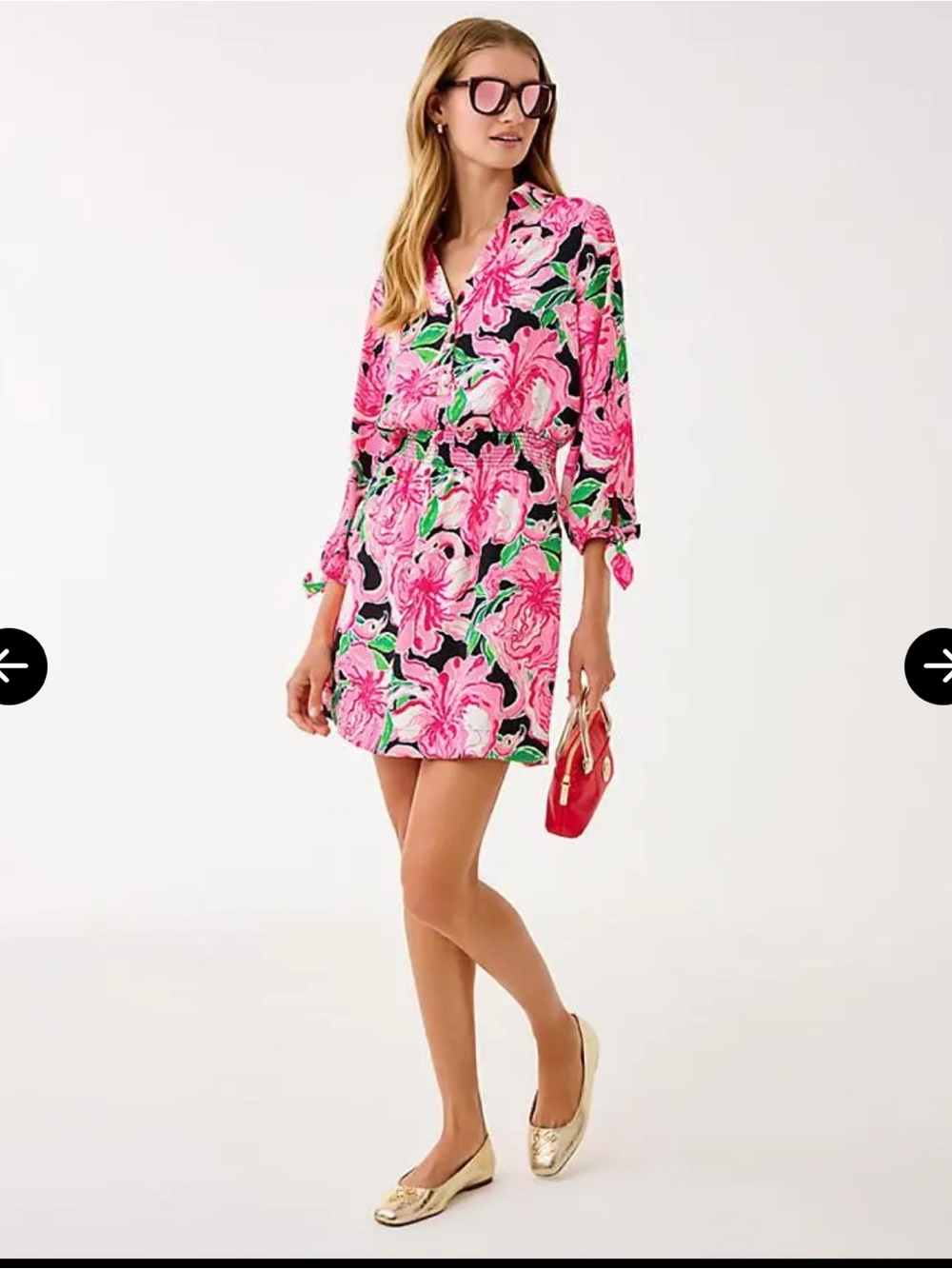 NWT Lilly Pulitzer Abralynn Shirtdress in Onyx Party All The Time